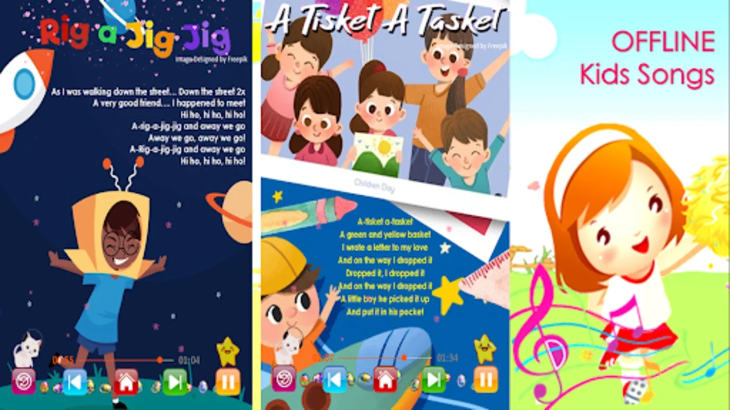 Kids Songs for Android - Offline Educational and Entertaining