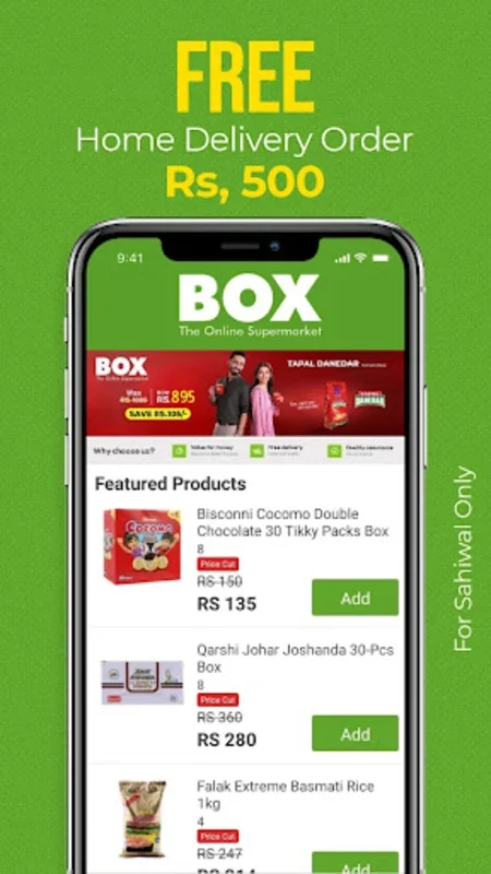 Box - The Online Supermarket for Android - Shop and Save