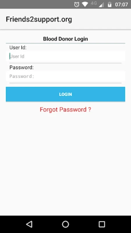 Friends2Support.org for Android: Connecting Blood Donors Globally