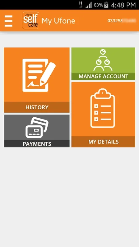 Ufone Care for Android - Manage Your Ufone 4G Account