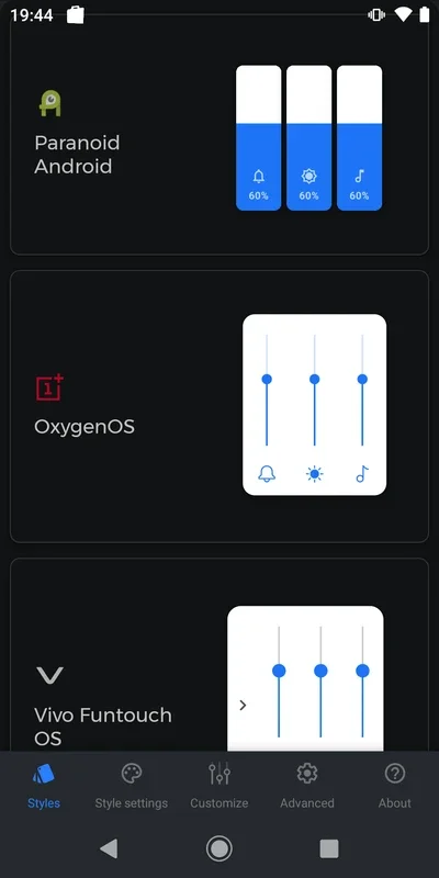 Volume Styles for Android - Customize Your Volume Panel