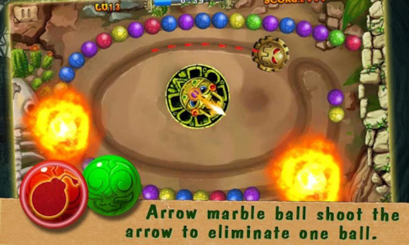 Mayan Marble Blast for Android - Immersive Marble Game