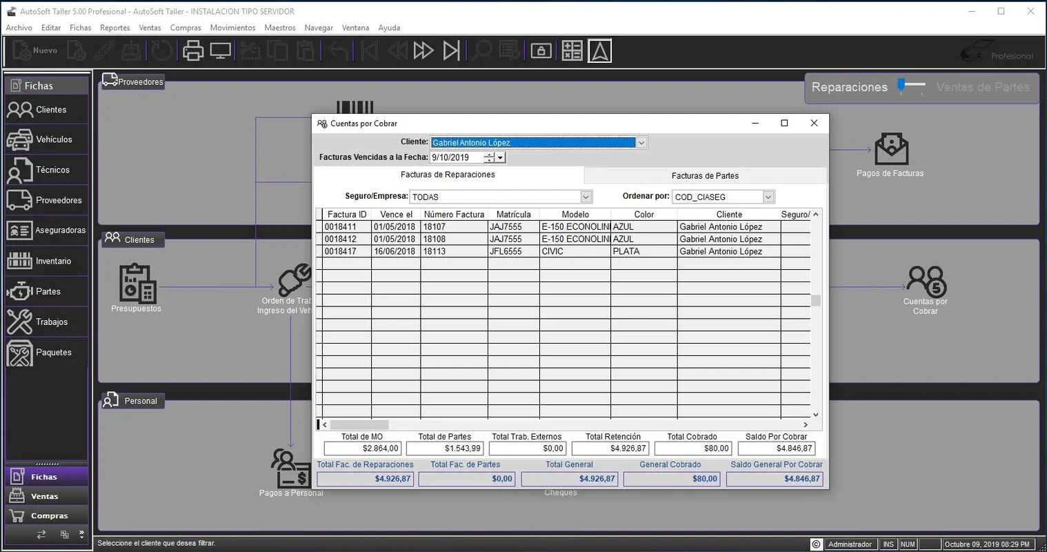 AutoSoft Taller Profesional for Windows: Professional Workshop Solution