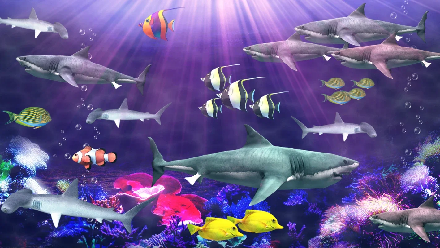 Shark Aquarium for Android - Stunning Underwater Live Wallpaper