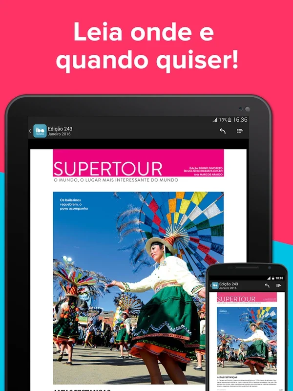 iba revistas for Android - Rich Content App