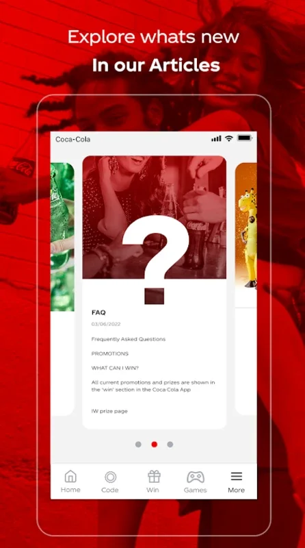 Coca-Cola for Android - Unlock Rewards with the Iconic Drink