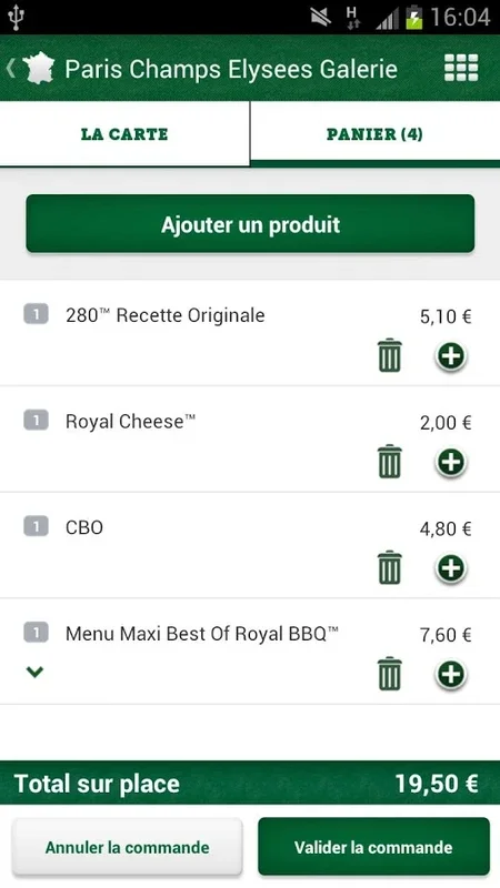 McDo+ for Android - Order and Enjoy McDonald's