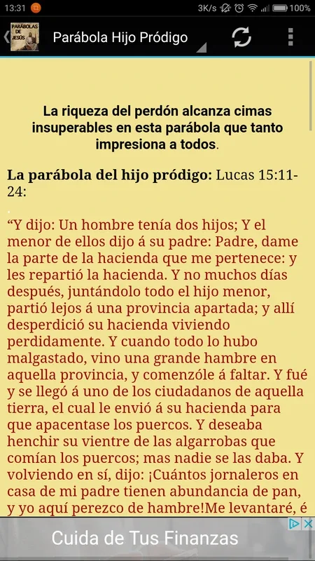 Parábolas Jesús for Android - Spiritual Insights App