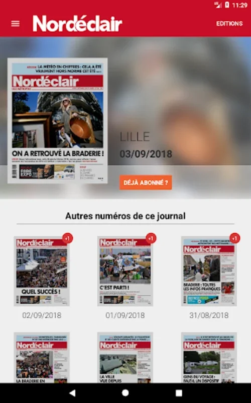 Nord Eclair : Actualités Lille for Android - Stay Informed