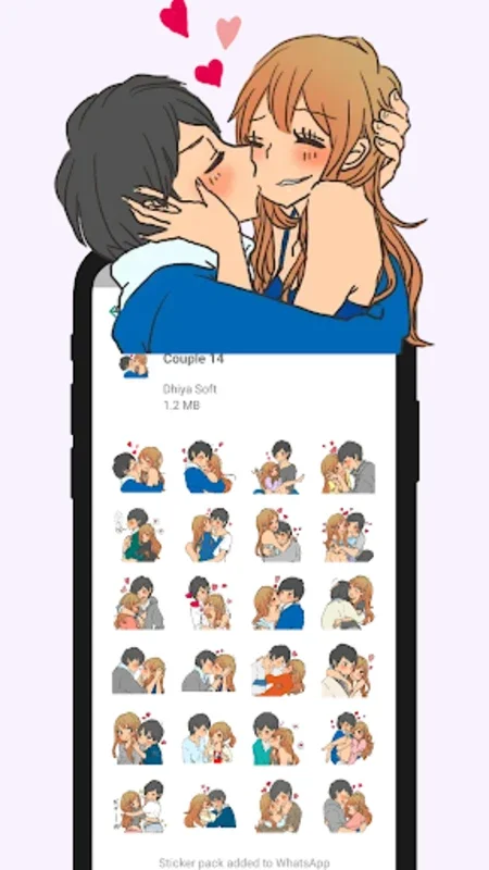 456+ Cute Couple Stickers for Android - Free Download on AppHuts