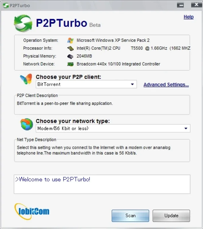 P2PTurbo for Windows - Efficient File Sharing App