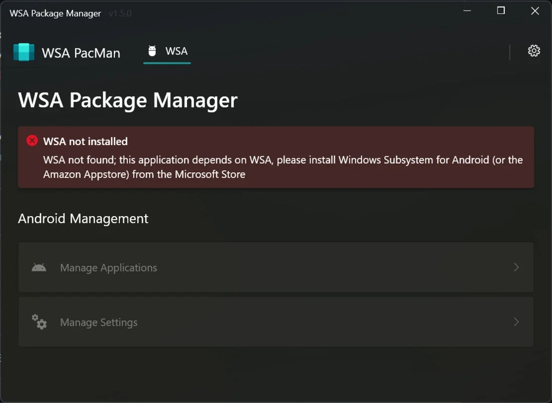 WSA-pacman for Windows - Simplify Android App Management