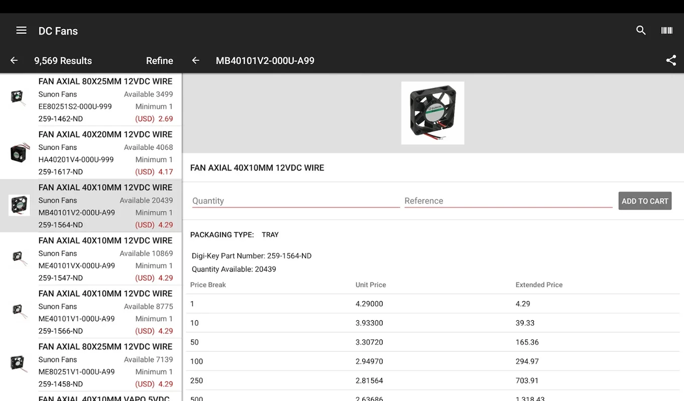 Digi-Key for Android - Find Electronic Components Easily