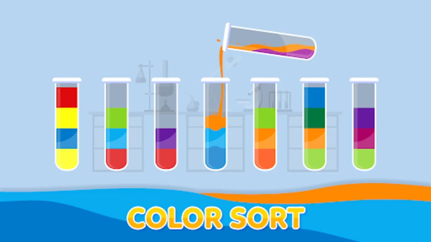 Lab Liquid Sorting for Android: Immersive Color-Sorting Experience