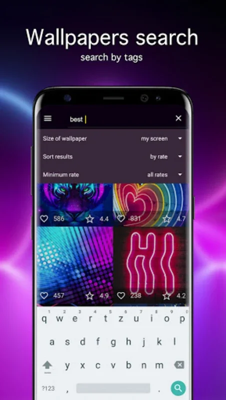 Neon Wallpapers 4K for Android - Dazzling Backgrounds