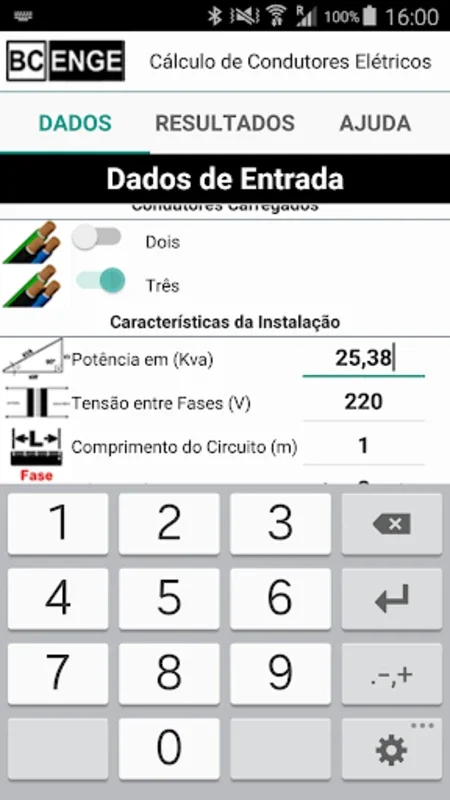 Bcenge for Android - Optimize Electrical Installations