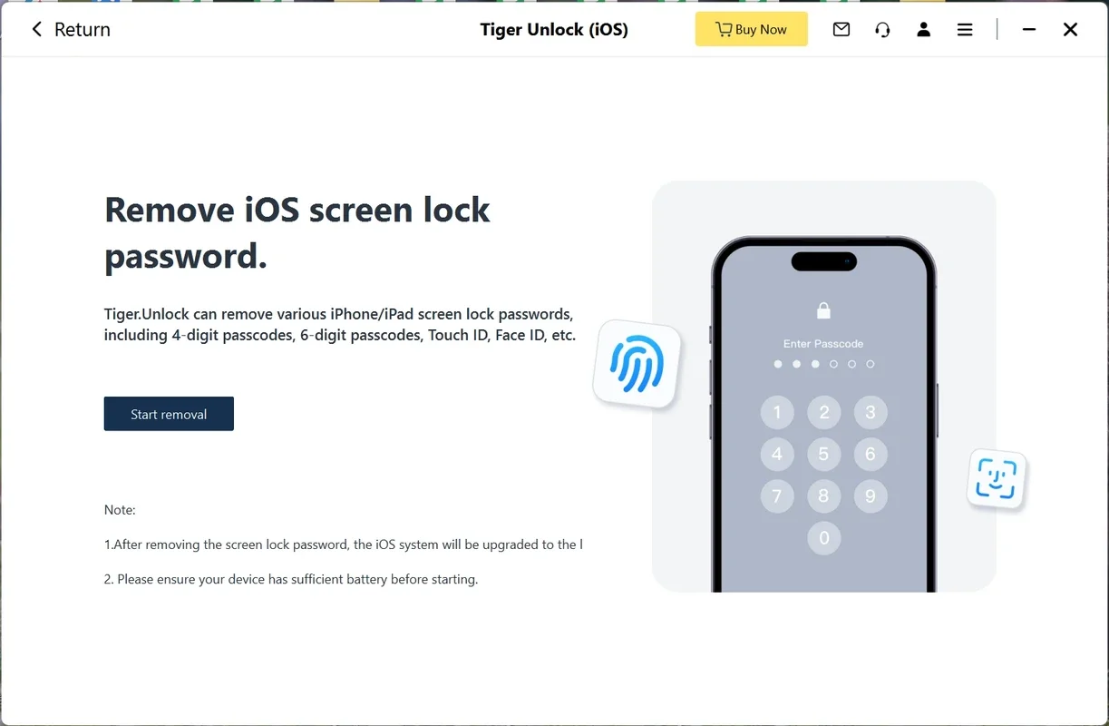 Tiger iOS Unlocker for Mac - Secure iOS Unlocking