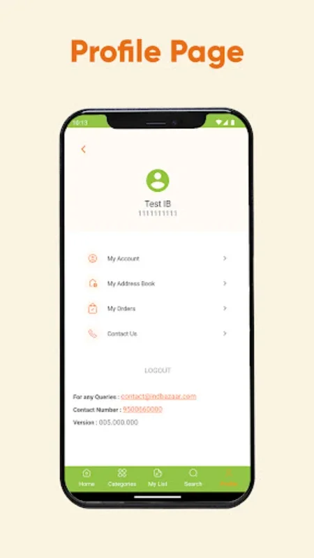 Indbazaar Online Supermarket for Android: Streamlined Grocery Shopping