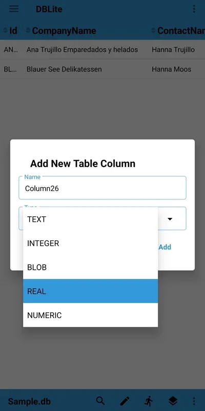 DBLite for Android: Manage SQLite Databases