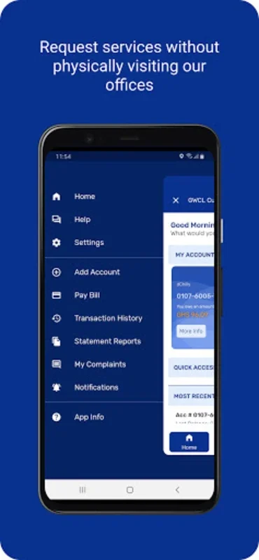 GWCL - Electronic Billing App for Android: Streamlined Bill Management