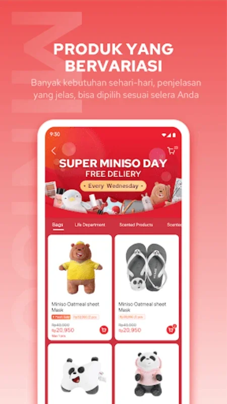 MINISO.ID for Android - Affordable Shopping with Rapid Delivery