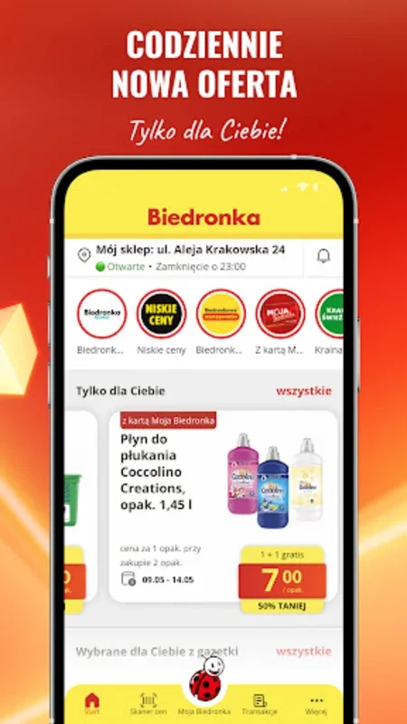 Biedronka for Android: Personalized Grocery Deals