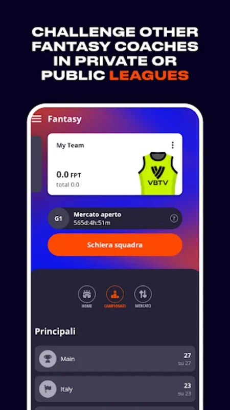 VNL Fantasy for Android - Immerse in Strategic Volleyball