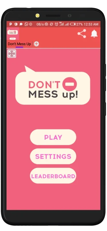 Don't Mess Up for Android: Engaging Puzzle Fun