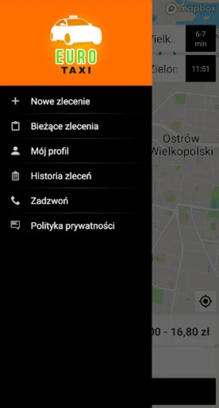 Euro Taxi Ostrów Wielkopolski for Android - Seamless Rides