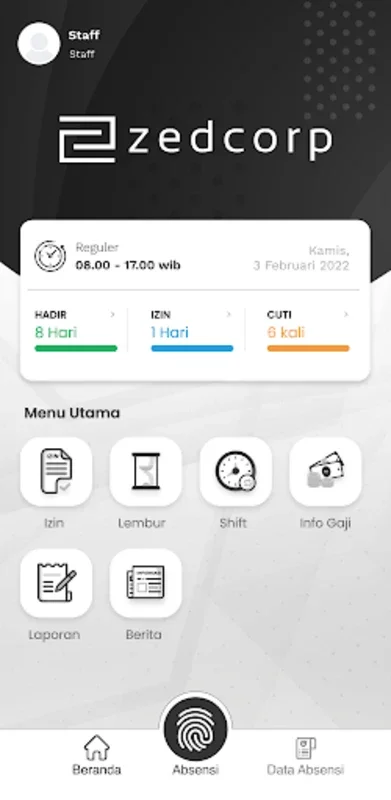 Absensi Zed Corp for Android - Streamline Attendance
