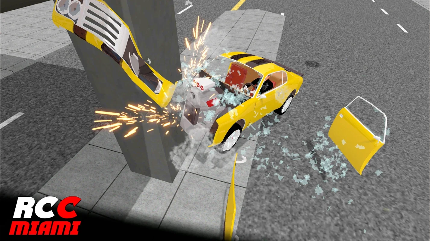 Real Car Crash Miami for Android - Thrilling Gaming Experience