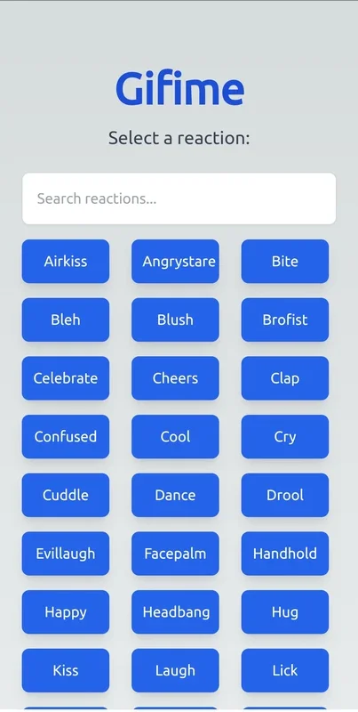 Gifime for Android - Express with Anime GIF Reactions