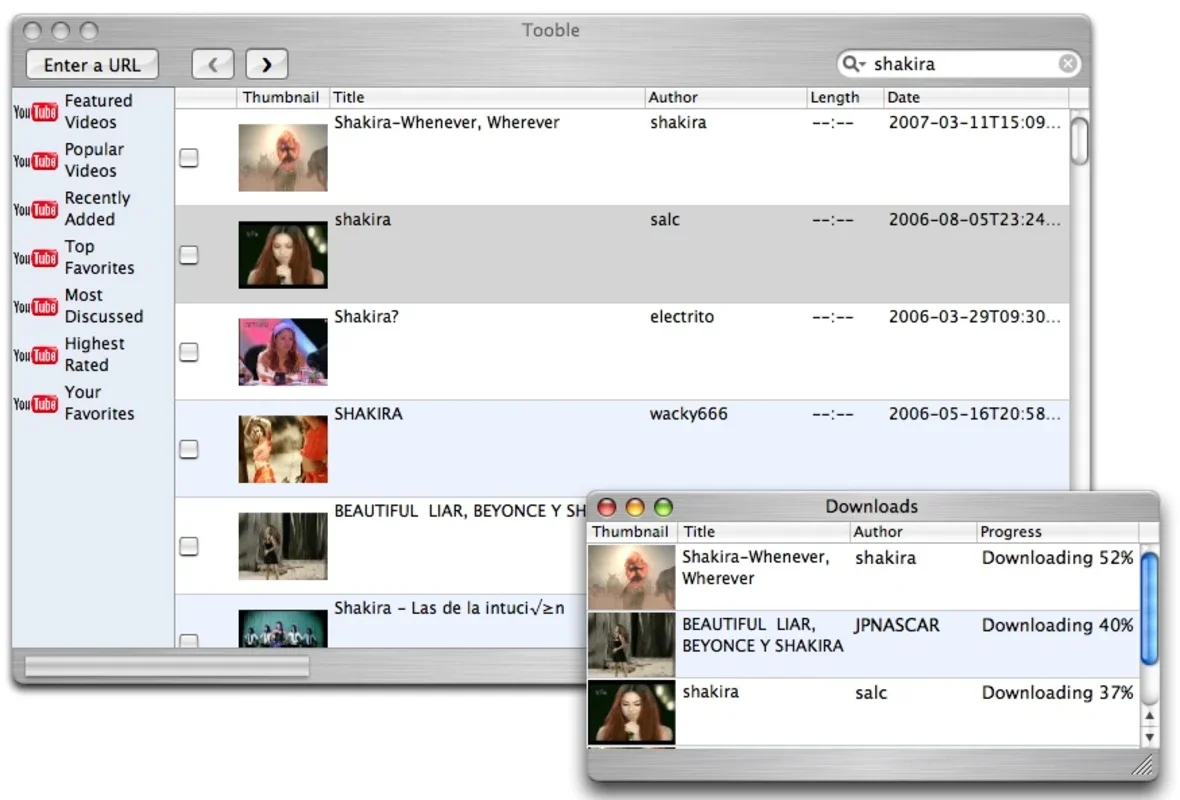 Tooble for Mac - Download and Convert YouTube Videos for iPod