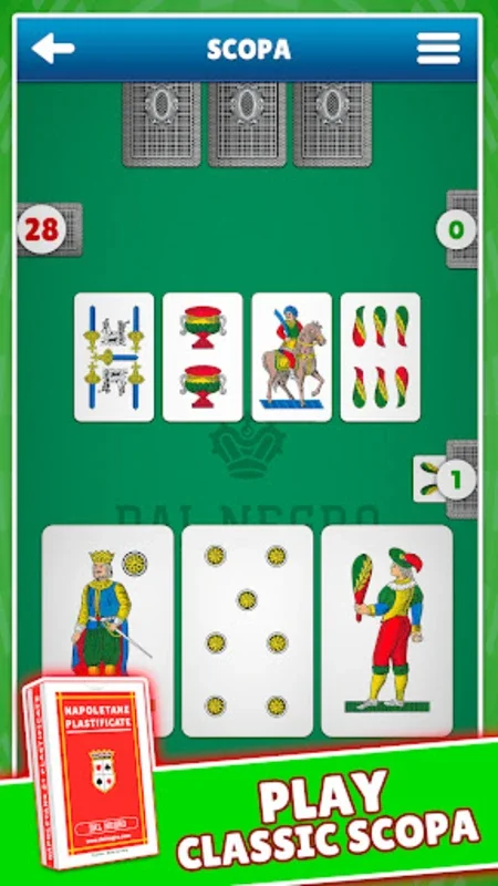 Scopa Dal Negro for Android - Immersive Card Experience