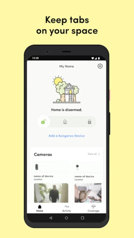 Kangaroo: Simple Home Security for Android - Secure Your Home Anytime