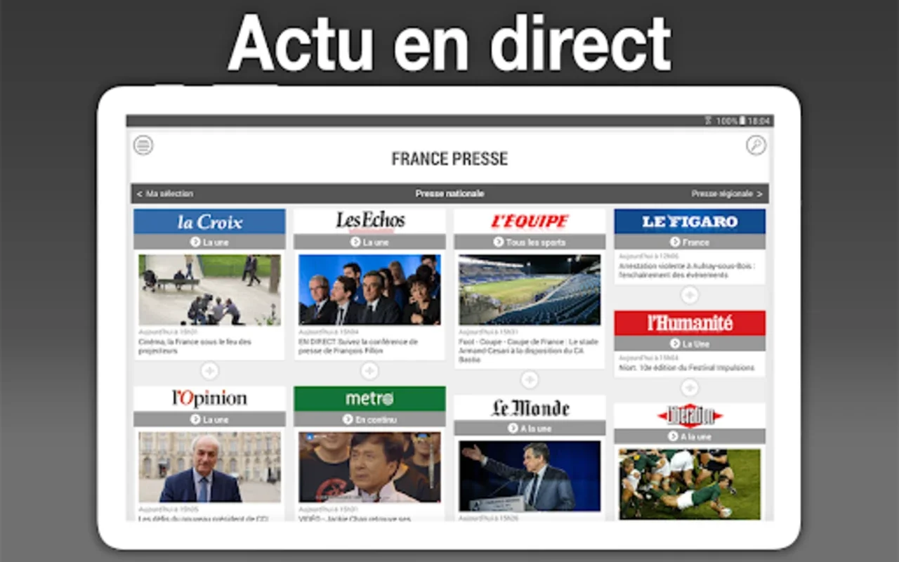 France Press for Android - Stay Informed with French News