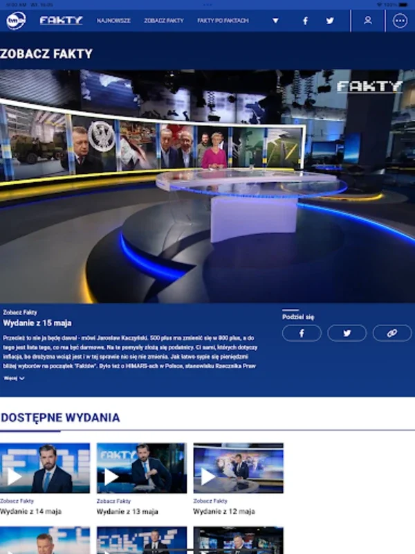 Fakty TVN for Android - Stay Informed with Global & Polish News