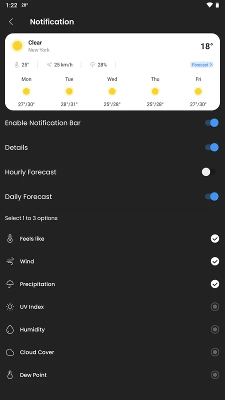 Clima – Weather Forecast for Android: Comprehensive Weather Info