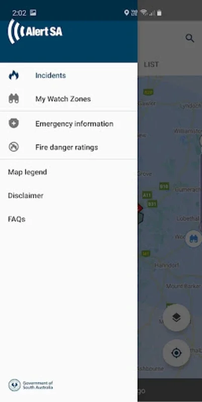 Alert SA for Android - Real - Time Bushfire Updates