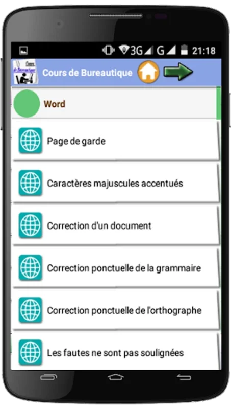 Cours de bureautique for Android: Master Office Skills