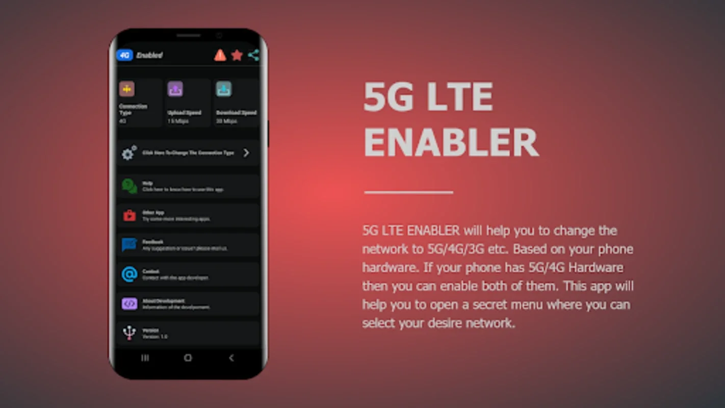 5G LTE Enabler for Android - Unlock Network Potential