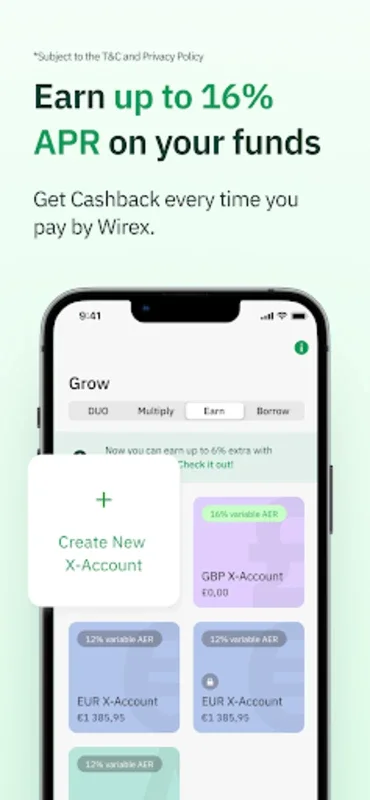 Wirex for Android - Manage and Grow Your Money