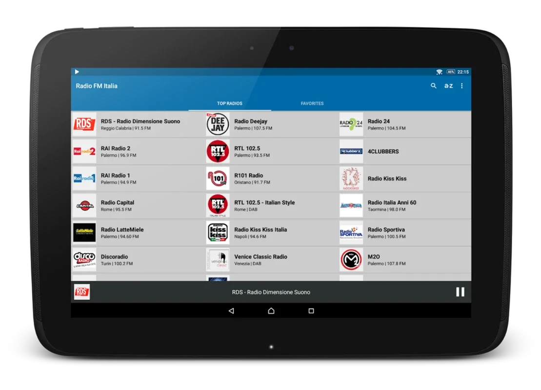 Radio FM Italia for Android - Stream Italian Radio