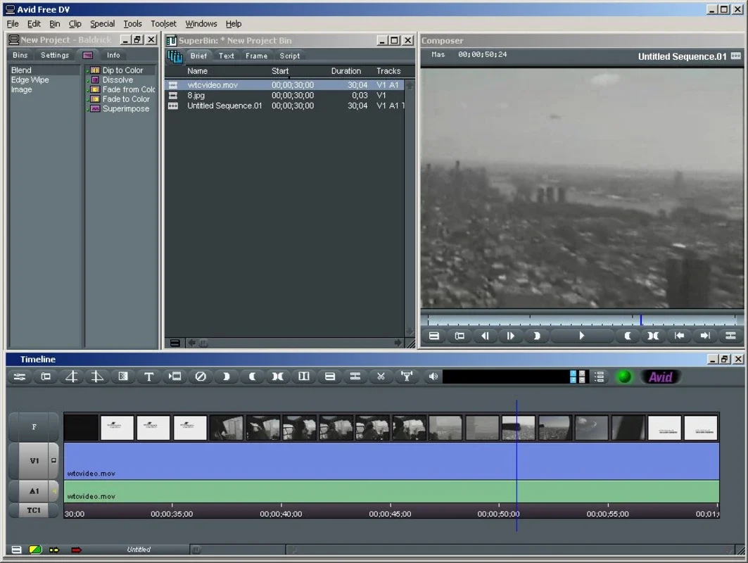 Avid Free DV for Windows - A Free Video Editing Tool