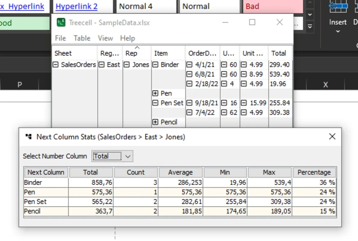 Treecell for Windows: Simplify Data Analysis with a Navigable Tree Structure