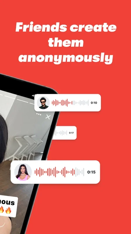 frfr for Android - Enjoy Anonymous Audio Messaging