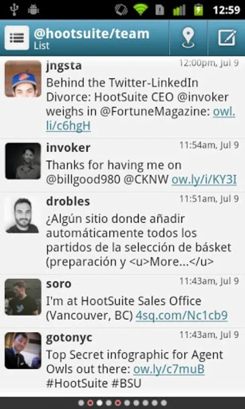 Hootsuite for Android: Comprehensive Social Media Management