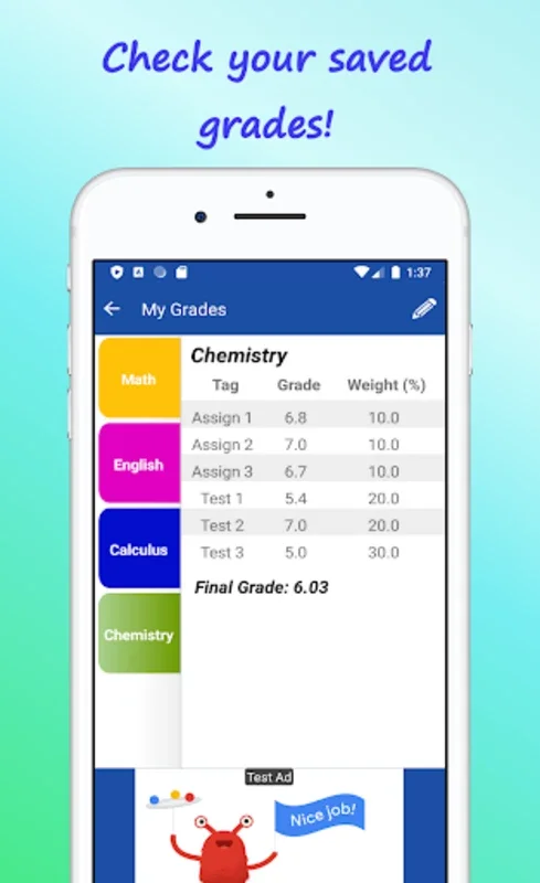 Grades Calculator for Android: Simplify Academic Management