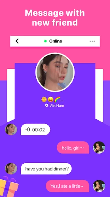 PeachU: Video chat con amiga for Android - Global Connections