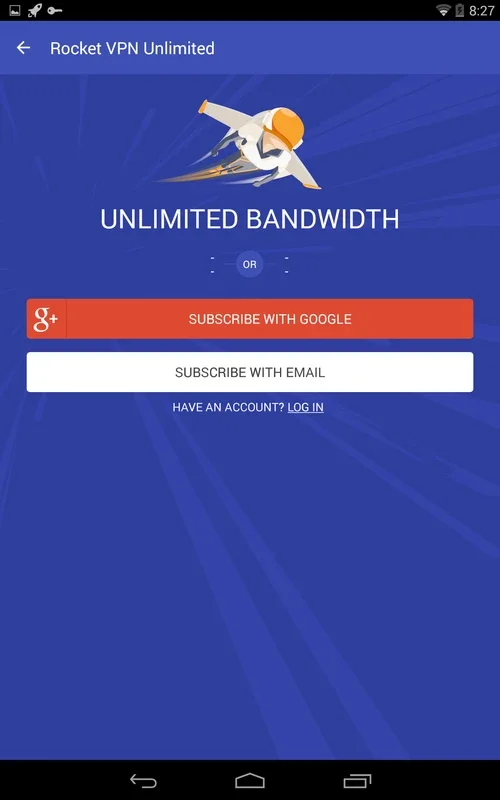 Rocket VPN for Android - Unlock Internet Freedom